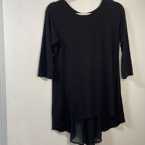 Kim and Cami black shirt